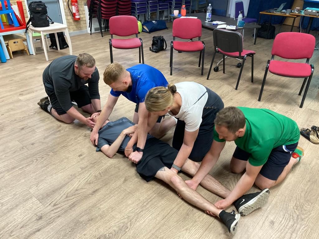 First aid training in progress in Portsmouth